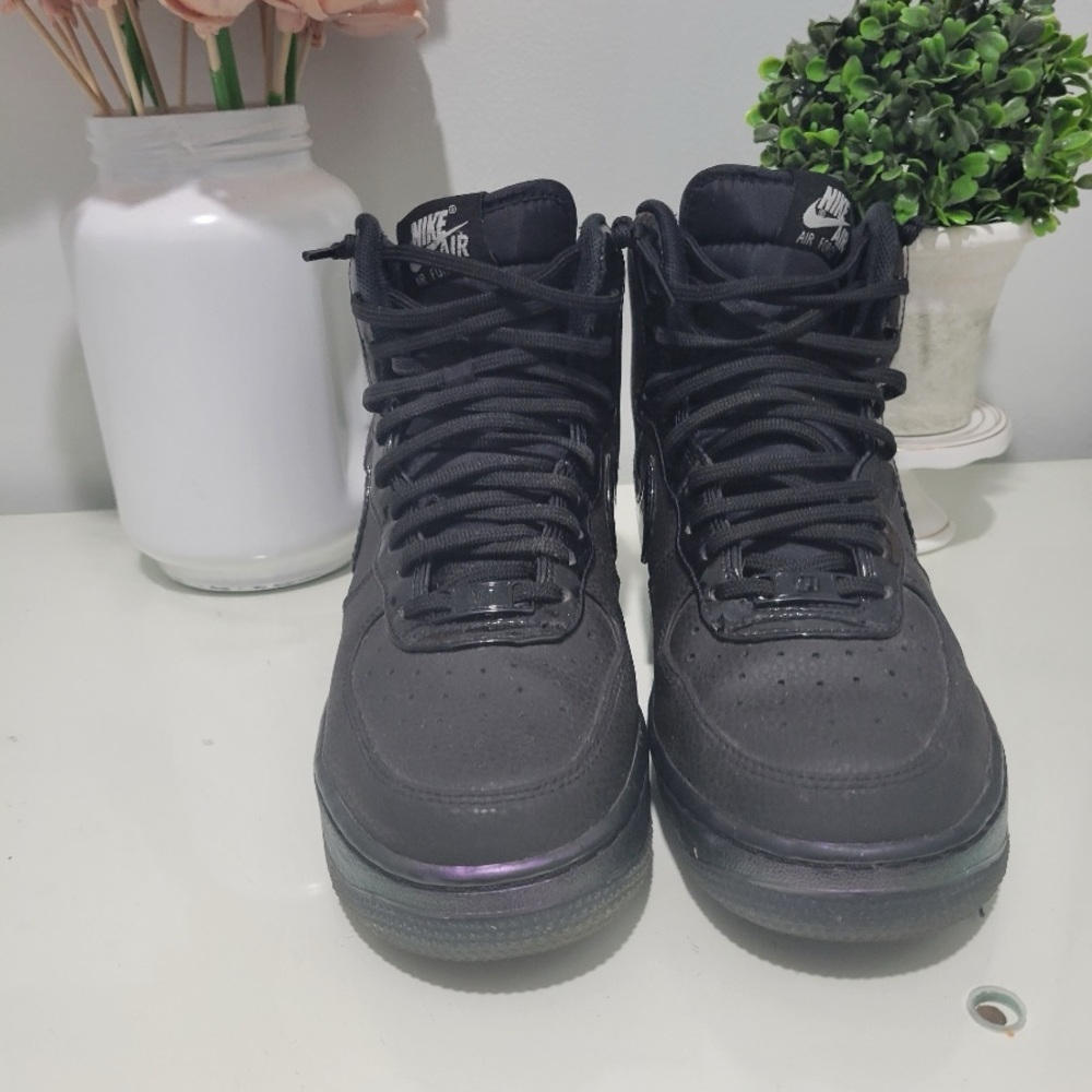 Holographic High Top Nike Air Forces